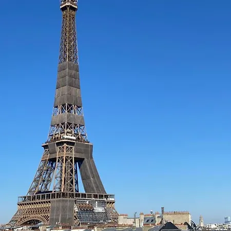 Magnifique Vue Tour Eiffel Studio Prive Avec Balcon * Paris